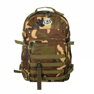 Camo Backpack JG-68 from Shoot Blanks - Ideal for school, travel, and outdoor use, featuring stylish camo design and secure compartments. Provided by 1 Stop Security