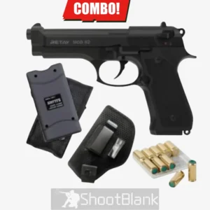 Retay Mod 92 Blank Gun Combo with Taser, 10 Blanks, and Holster