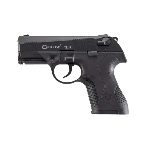 Blow TR 14-02 Blank Gun Black with realistic design and durable construction, ideal for self-defense and training.