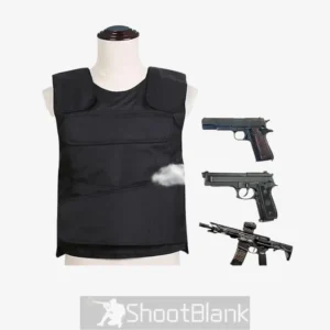 Home 98 Kevlar Stinger Vest with Kevlar plates and carrier pockets for 9mm and .45mm protection – tactical body armor South Africa