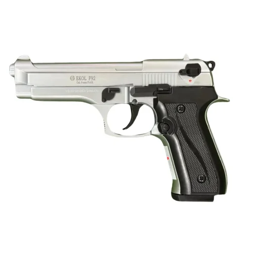 Ekol F92 M.Chrome cal 9mm P.A.K Blank Gun