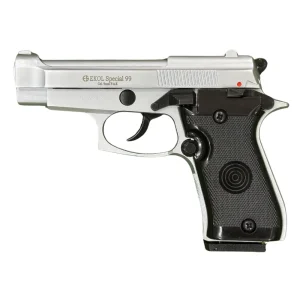 Ekol Special 99 cal 9mm P.A.K Blank Gun Black Chrome