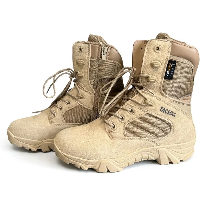新品 デッドストック US.ARMY COMBAT BOOT Cap-Toe 2 TACSOUL Tactical Khaki Combat Boots | Military Outdoor Boots