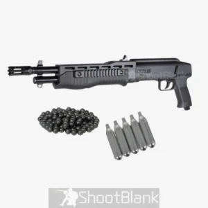 Home 65 Umarex T4E HDB 68 gas shotgun .68 caliber CO₂ powered home defense shotgun black