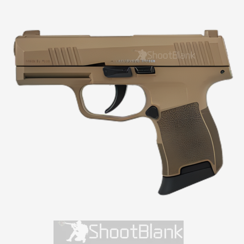 Aksa Arms AK21 Tan Blank Gun 1 Aksa Arms AK21 Tan Blank Gun 9mm PAK blank firing pistol for self defense