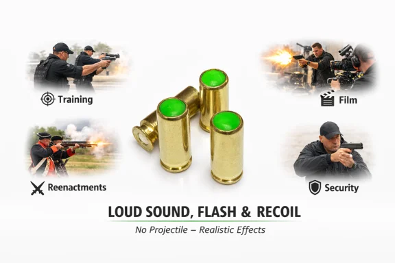 Blank Gun Bullets – Complete Guide to Blank Rounds, Cartridges & Uses 4 Blank Gun Bullets