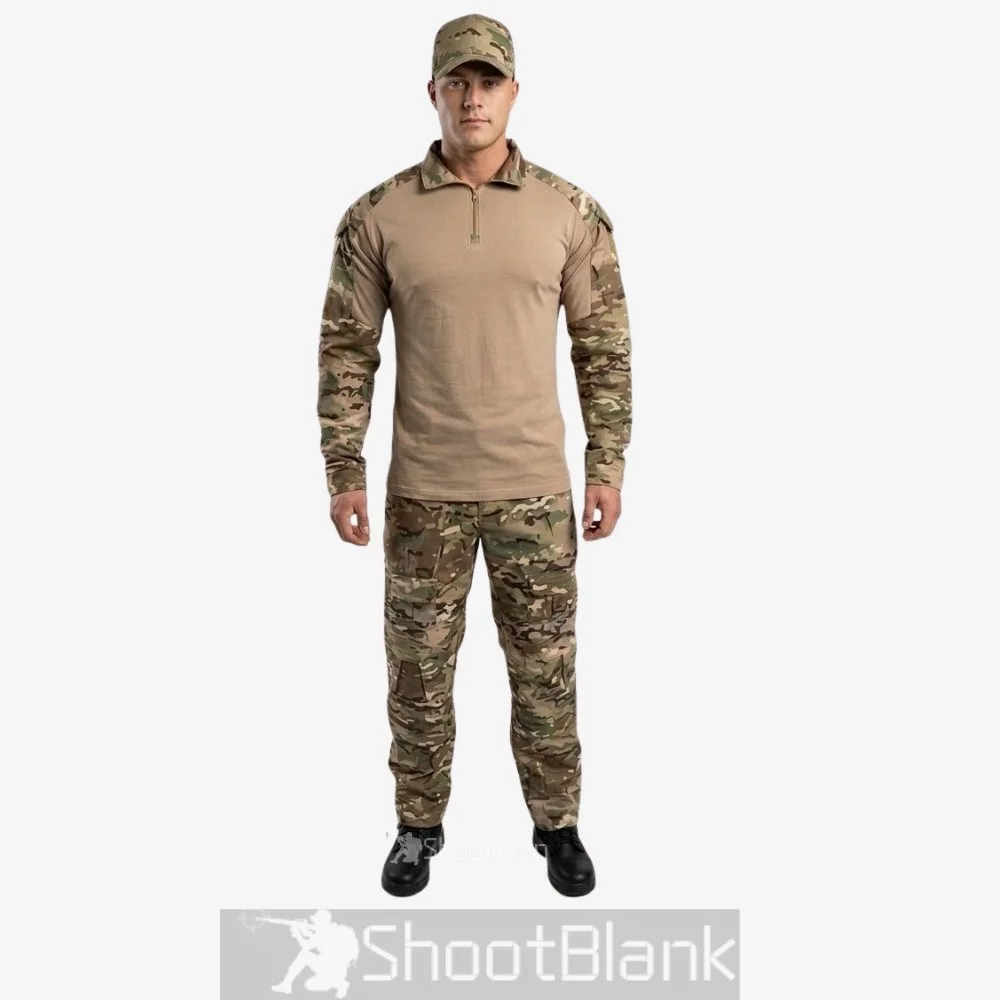Camouflage security uniform khaki 1 Camouflage security uniform khaki