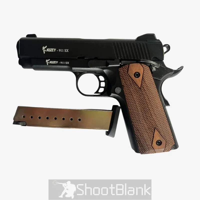 Kuzey 911SX Black Blank Gun for Self-Defense