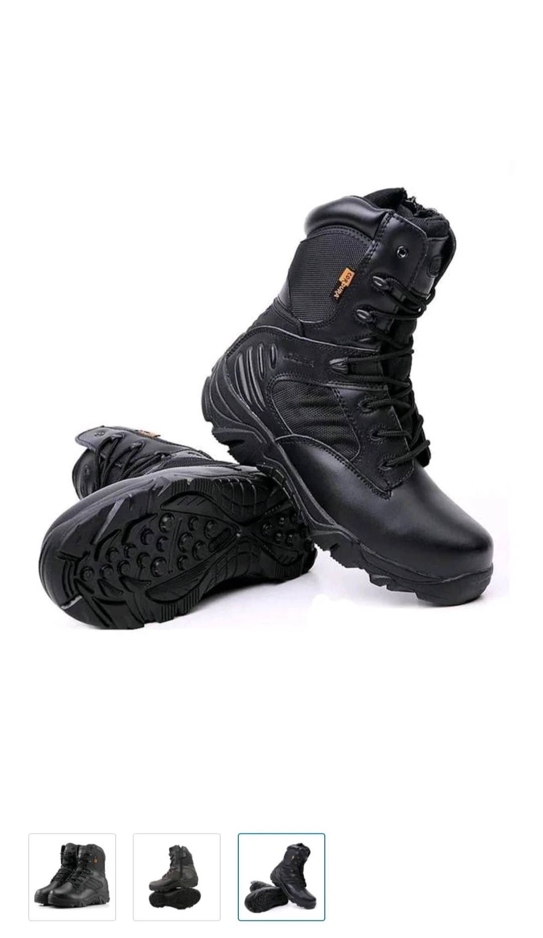 Delta Black Boots