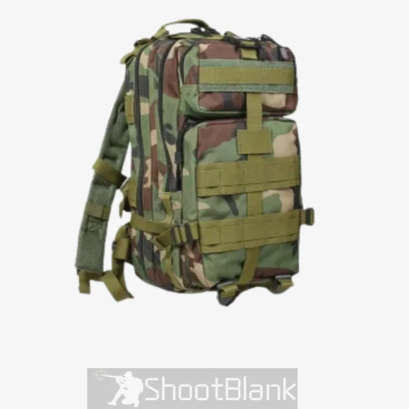 Black Khaki Green Backpack