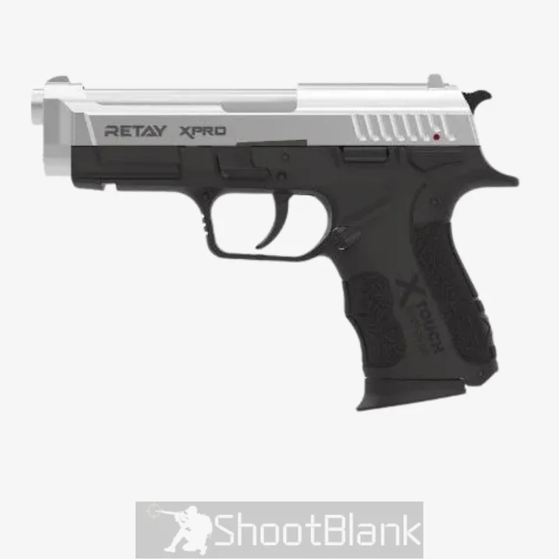 Retay XPRO Chrome Self Defense Blank Gun 1 Retay XPRO Chrome Self Defense Blank Gun