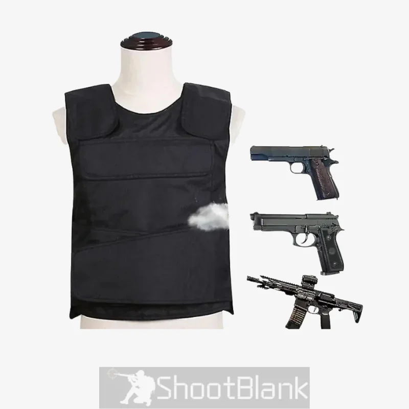 Kevlar Stinger Vest with Kevlar plates and carrier pockets for 9mm and .45mm protection – tactical body armor South Africa