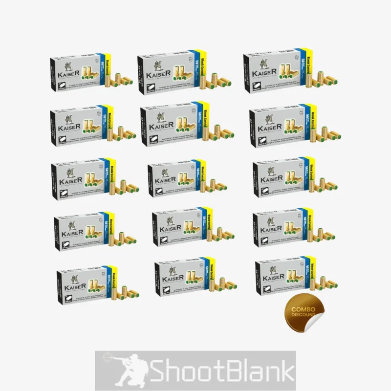 Kaiser 9mm Blank Cartridges – Box Of 15 1 Kaiser 9mm Blank Cartridges – Box Of 15