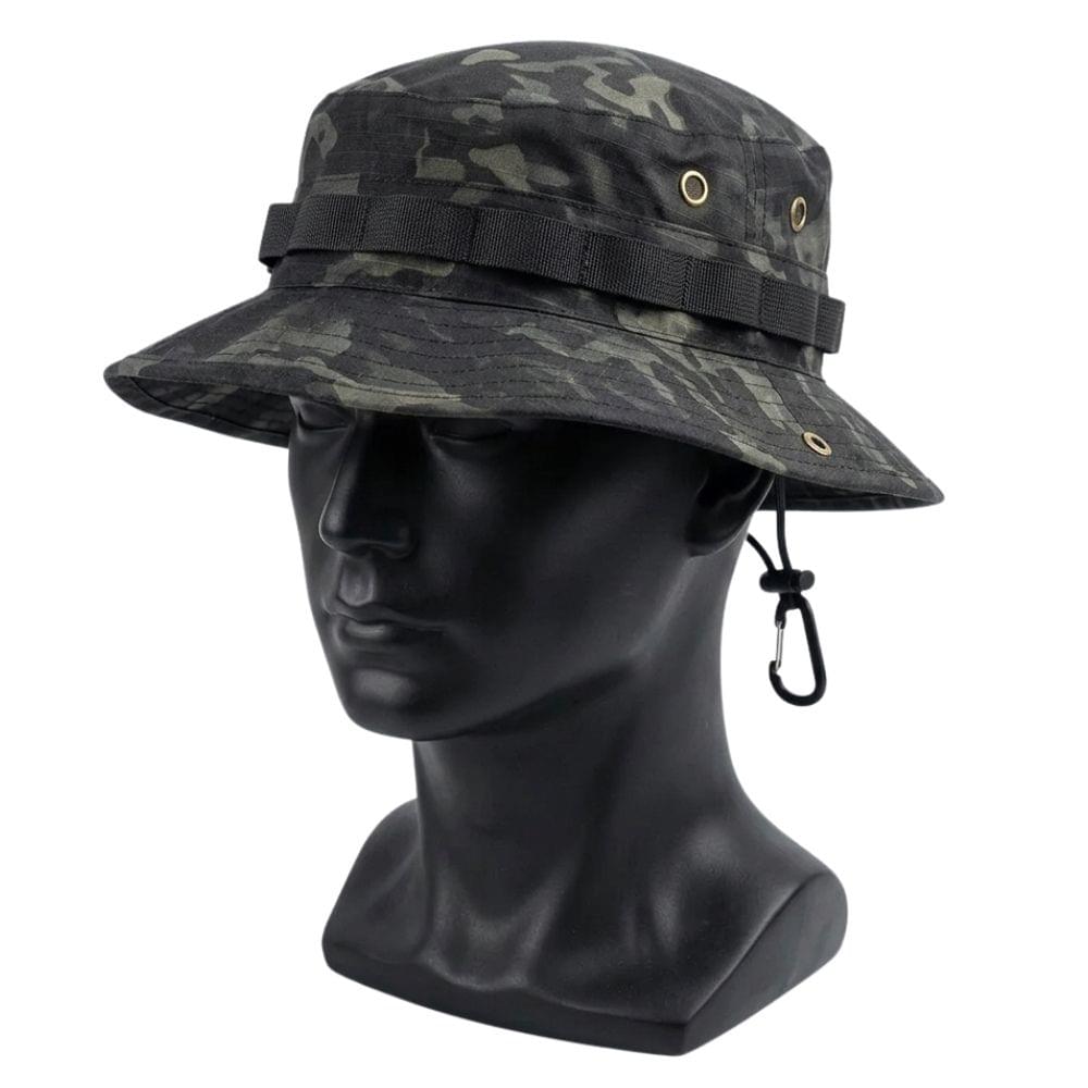 Black Multicam Boonie Hat