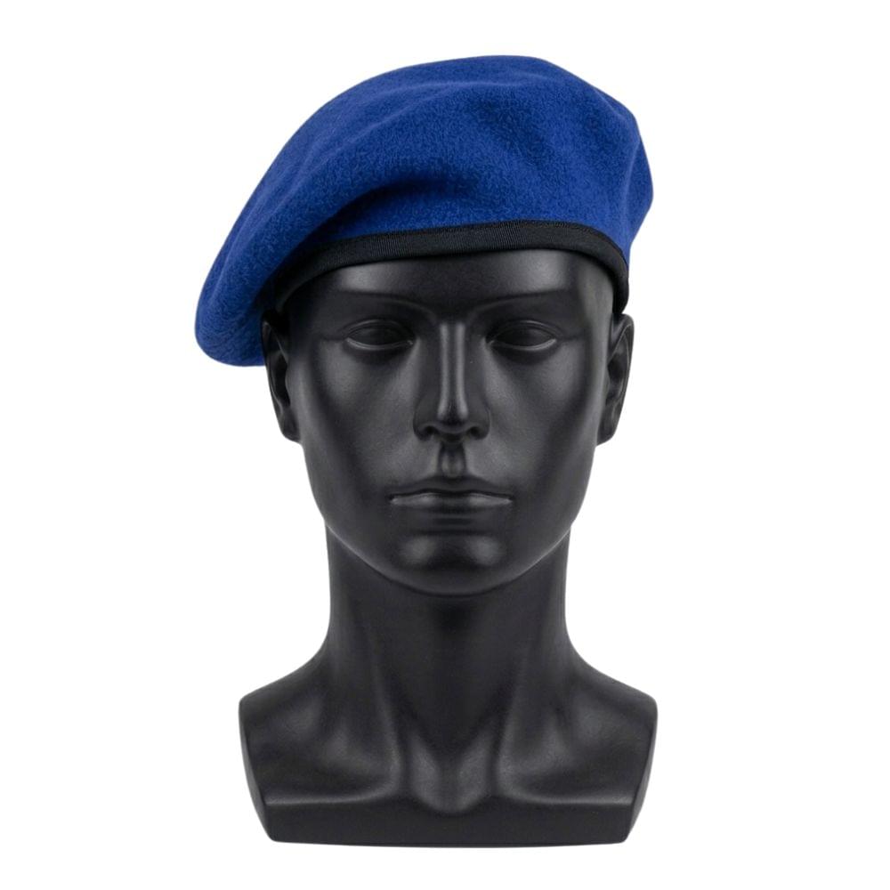 Royal Blue Wool Military Beret