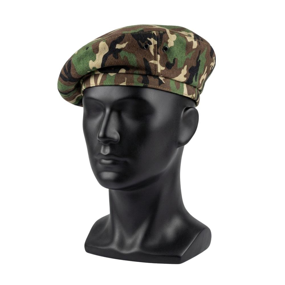 Woodland Camo Military Beret - Image 2