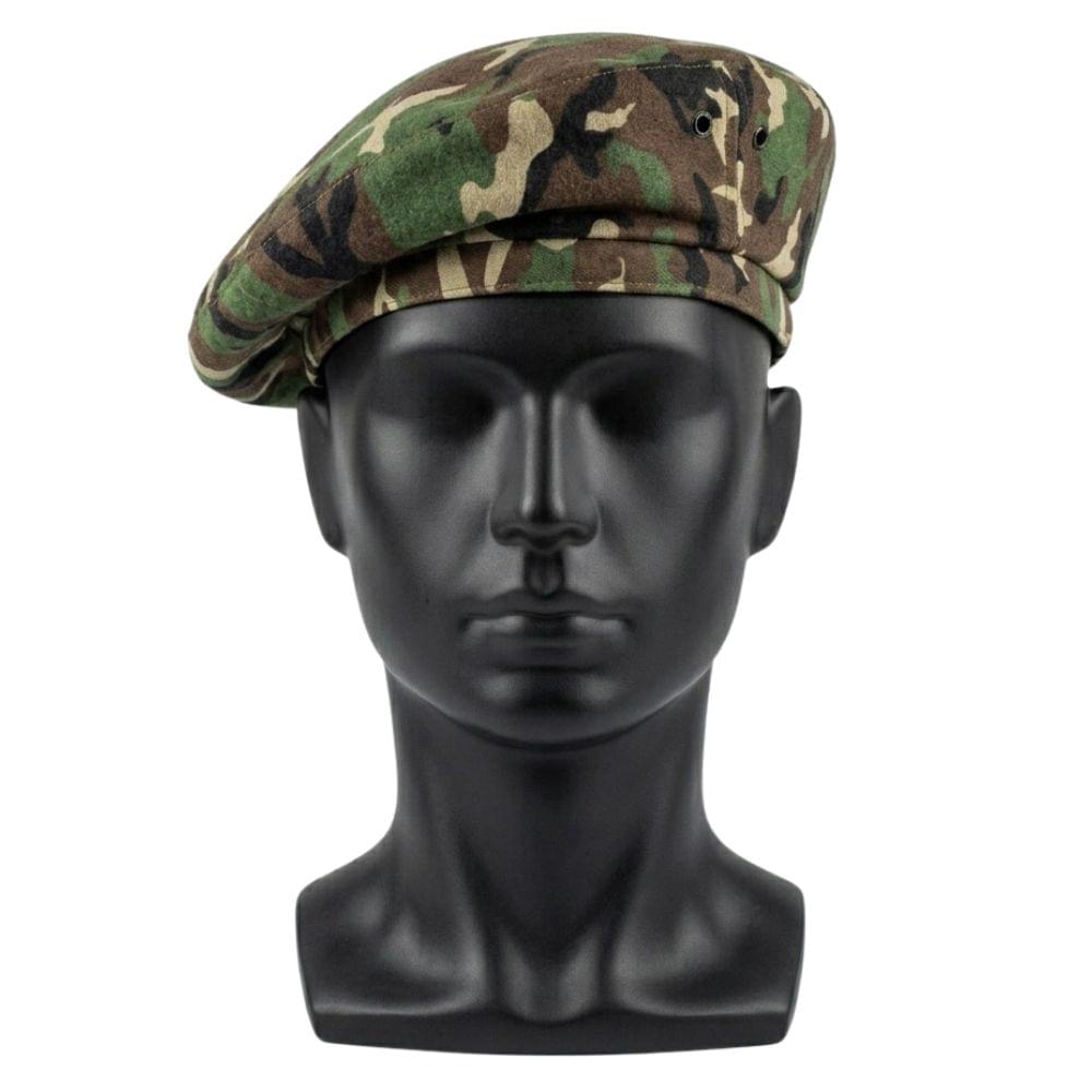 Woodland Camo Military Beret